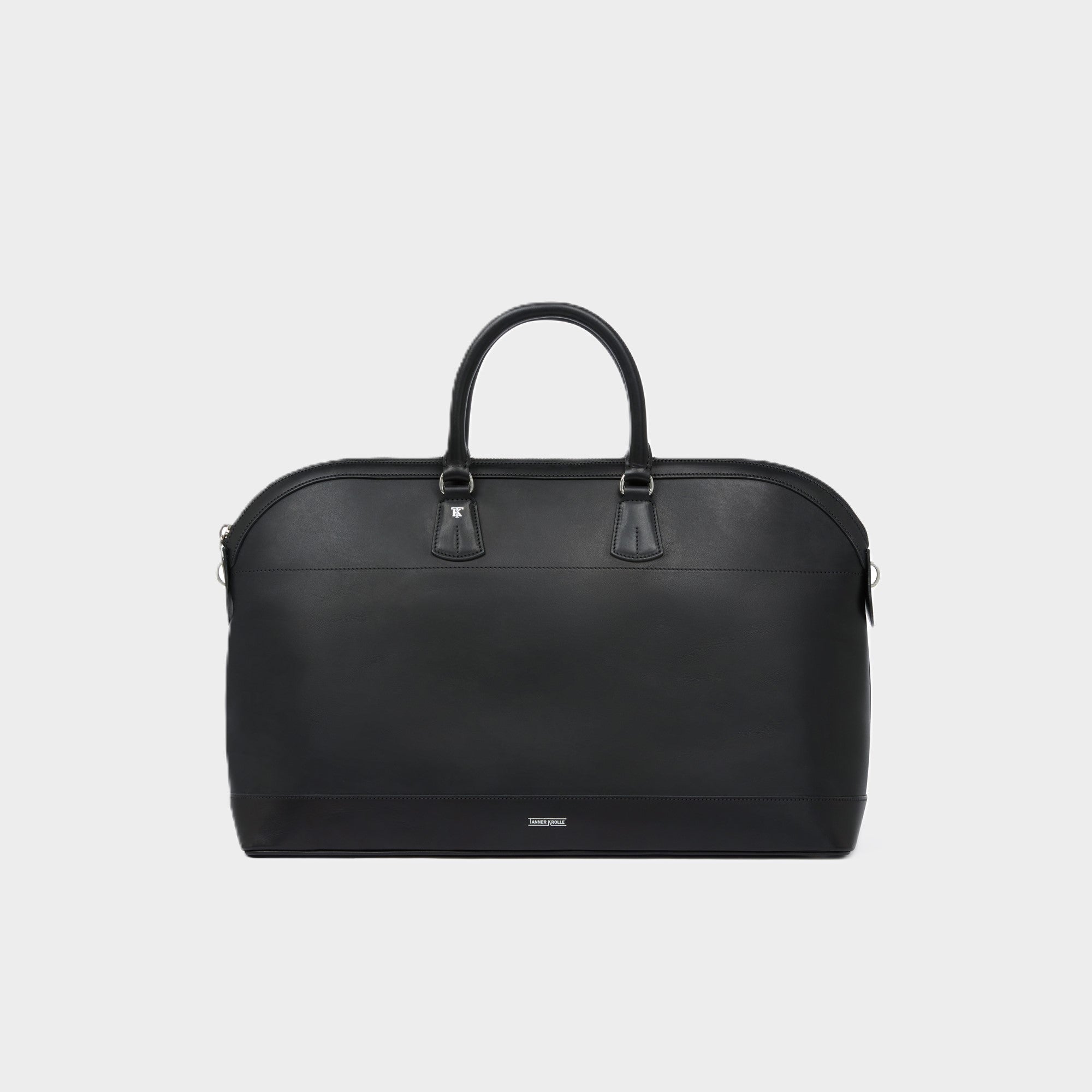 Hugo boss leather clearance duffle bag