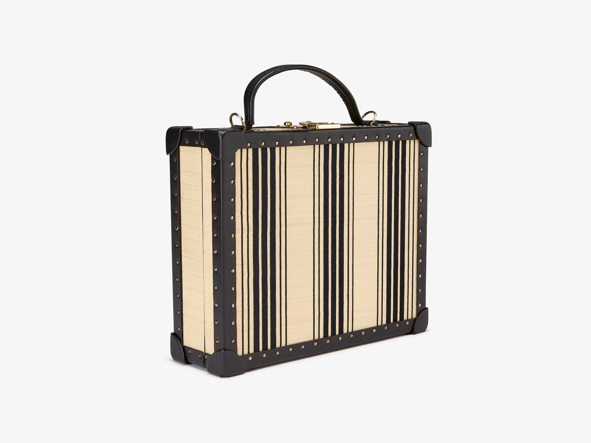 Briefcase lOUIS Vuitton black striated